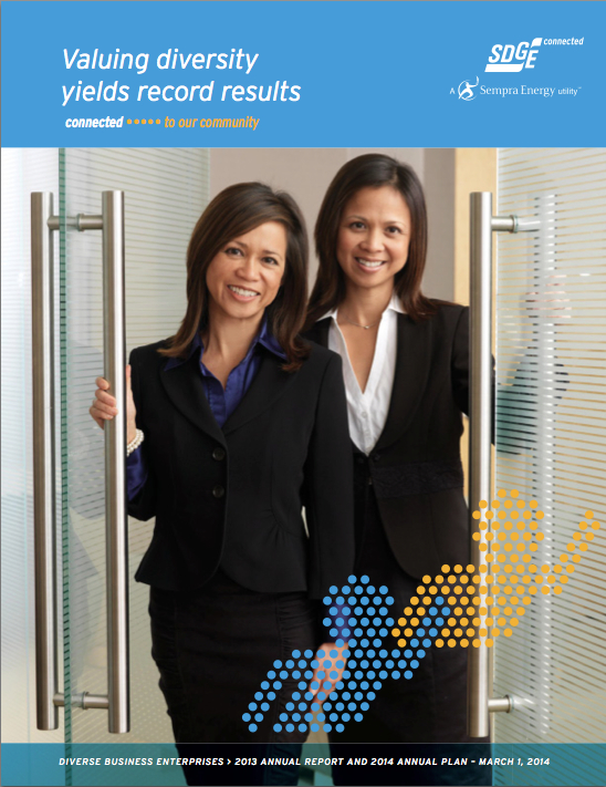 2013 SDGE Annual Report Cover